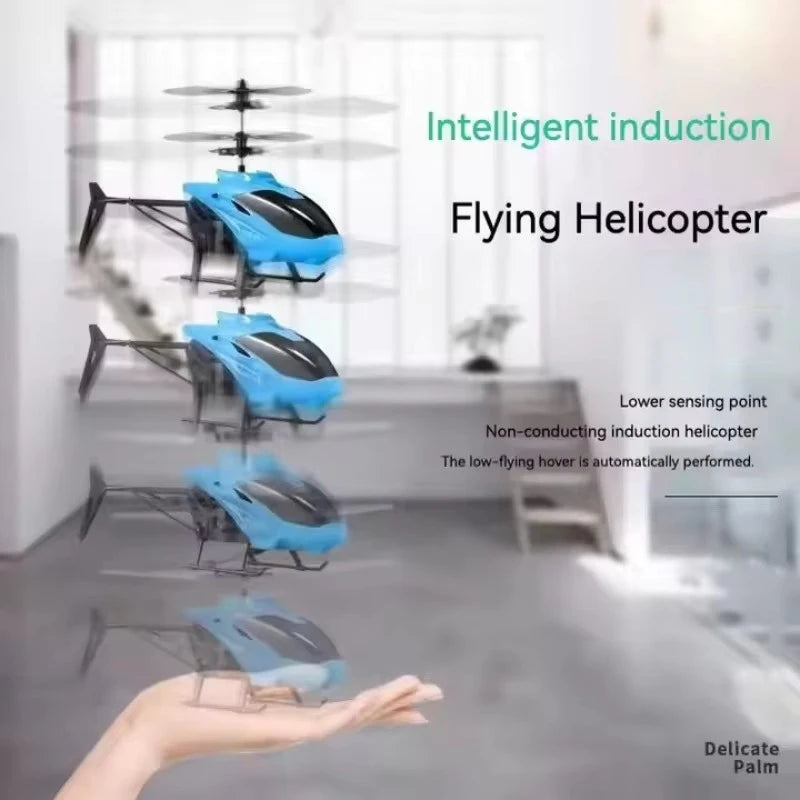 Rechargeable Mini RC Drone - Remote Controlled, Safe, Fall-Resistant, RC Helicopters - Drone for Children