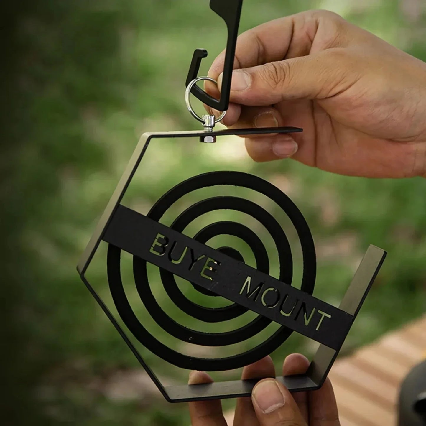 Hanging Mosquito Coil Holder - Outdoor Camping Tray for Hiking & Tourist Supplies