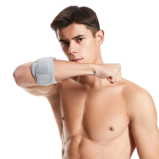 Tennis Elbow Brace - Compression Forearm Support Strap with Pad for Tendonitis and Golf Elbow Pain Relief