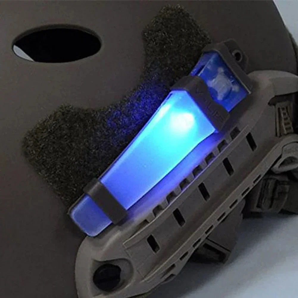 BOOIU Tactical Safety Helmet Light - Waterproof IR Strobe Signal Lamp for Outdoor Survival, Hiking & Cycling