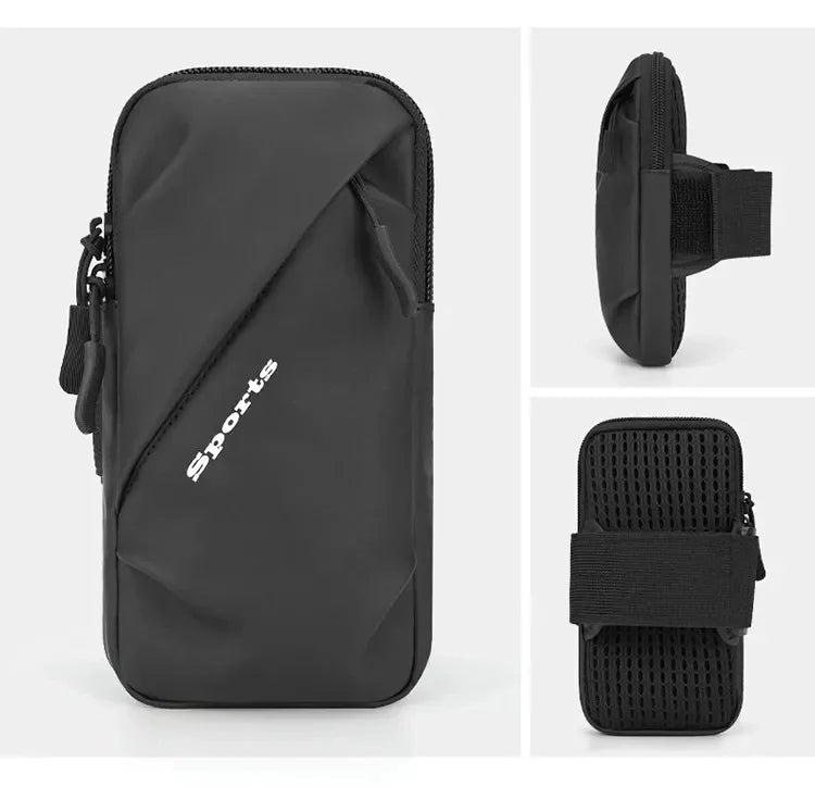 Universal Waterproof Sports Armband - PU Running Phone Holder for iPhone & Samsung - Jogging Arm Bag Accessory