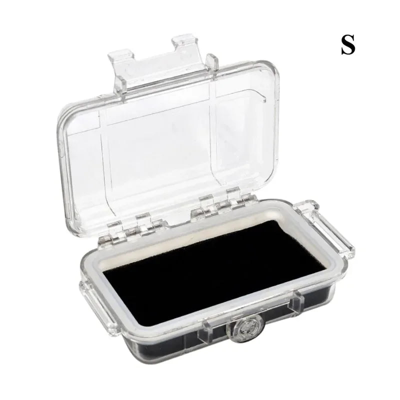 Waterproof Shockproof Camping Storage Box - ABS Plastic Safety Equipment Toolbox with Sealed Protection