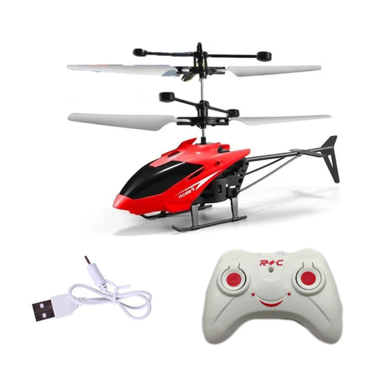 Rechargeable Mini RC Drone - Remote Controlled, Safe, Fall-Resistant, RC Helicopters - Drone for Children