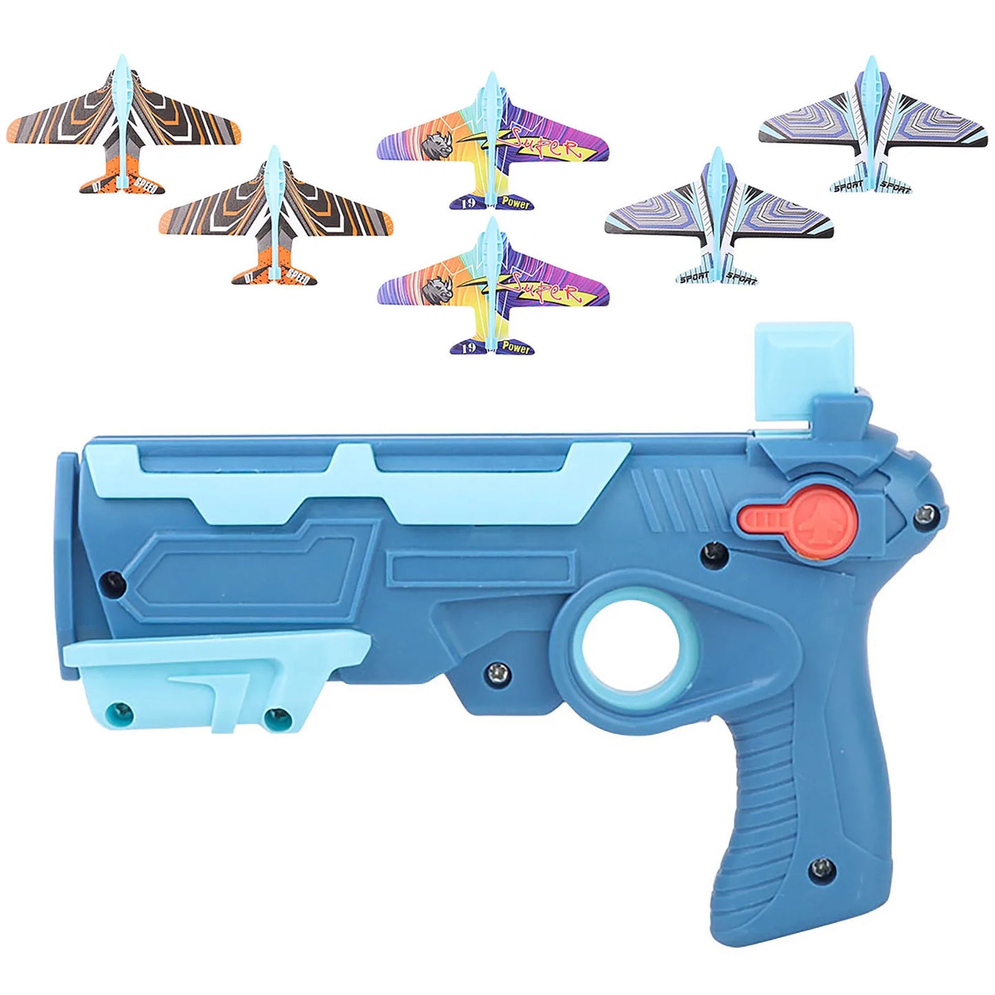 Professional Airplane Launcher - Bubble Catapult with 6 Small Planes
