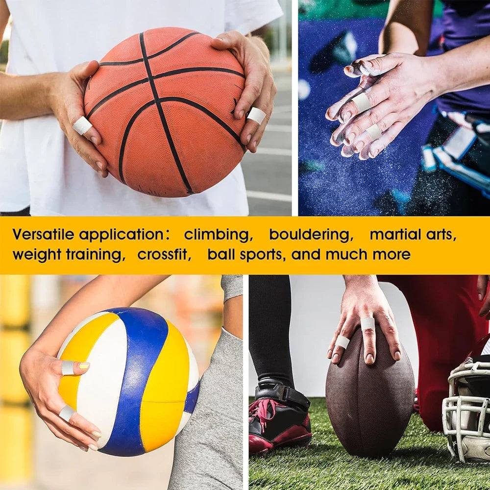 Athletic Finger Tape - Skin-Friendly Sports Protection Wrap for Baseball, Lacrosse & Gymnastics (1/2/3 Roll Options)
