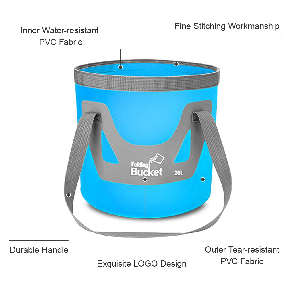 Rechargeable Portable Camping Shower Pump - Outdoor Shower Head for Hiking, Traveling & Camping Equipment