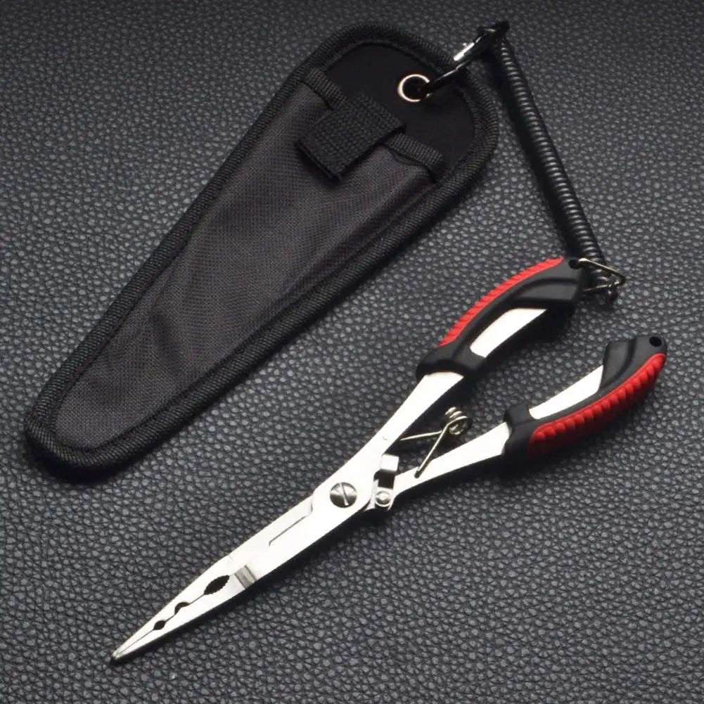Ergonomic Fishing Pliers - Anti-Slip High-Strength Multifunctional Tool for Cutting Line and Tying Hooks