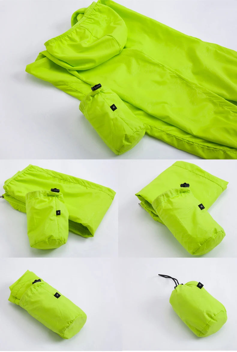 Unisex Waterproof Hiking Jacket - Sun Protection Windbreaker for Outdoor Camping & Climbing