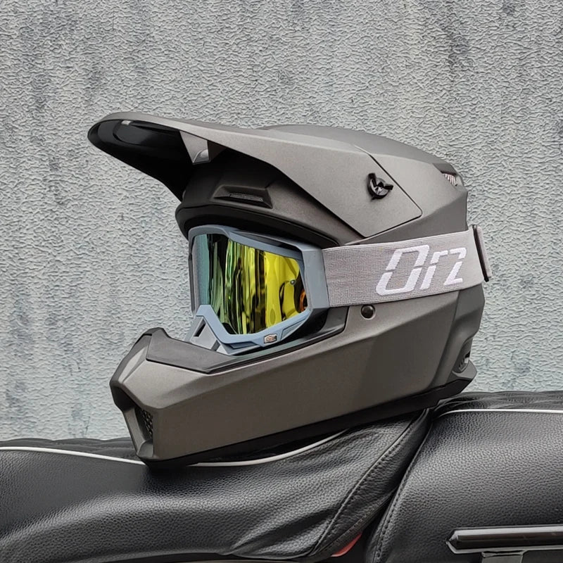 Full Face DH Motorcycle Helmet - Off-Road Racing Rally Bicycle Downhill Speed Helmet