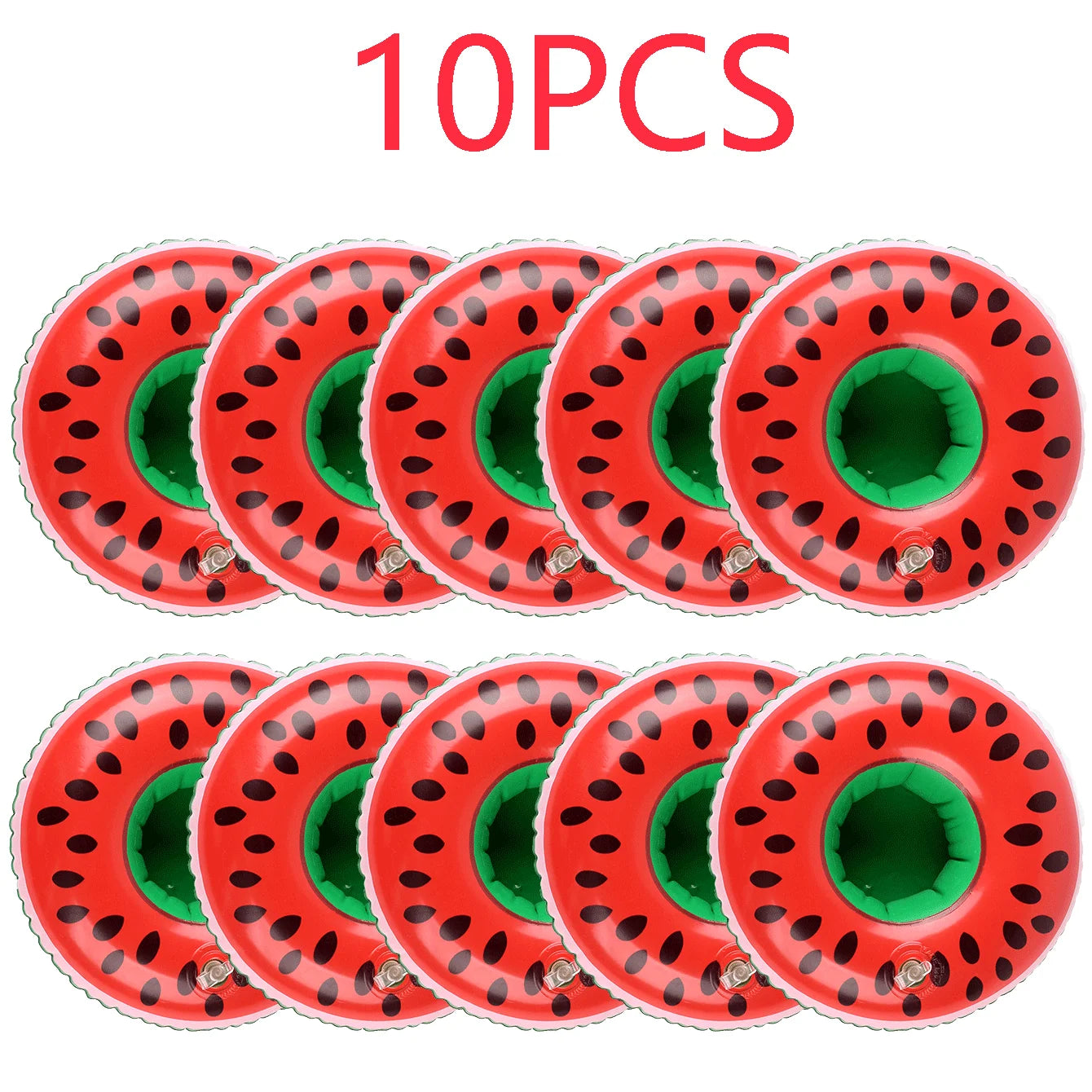 Inflatable Cup Holder Set - 5/10PCS Swimming Pool Drink Holders, Floating Beverage Coasters for Summer Pool Parties