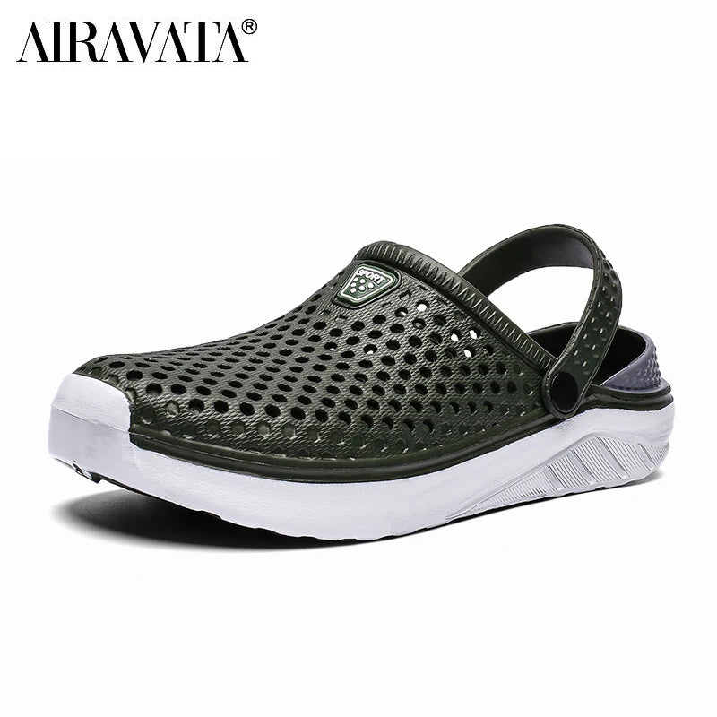 Waterproof Anti-Slip Beach Sandals - Unisex Thick Sole Flip Flops for Men & Women