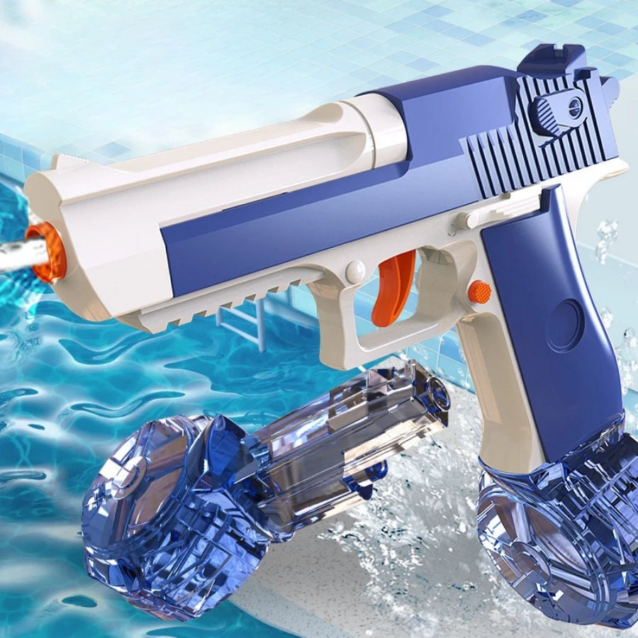 Desert Eagle Water Blaster - Continuous Fire Children's Water Gun Toy for Beach Games and Water Play