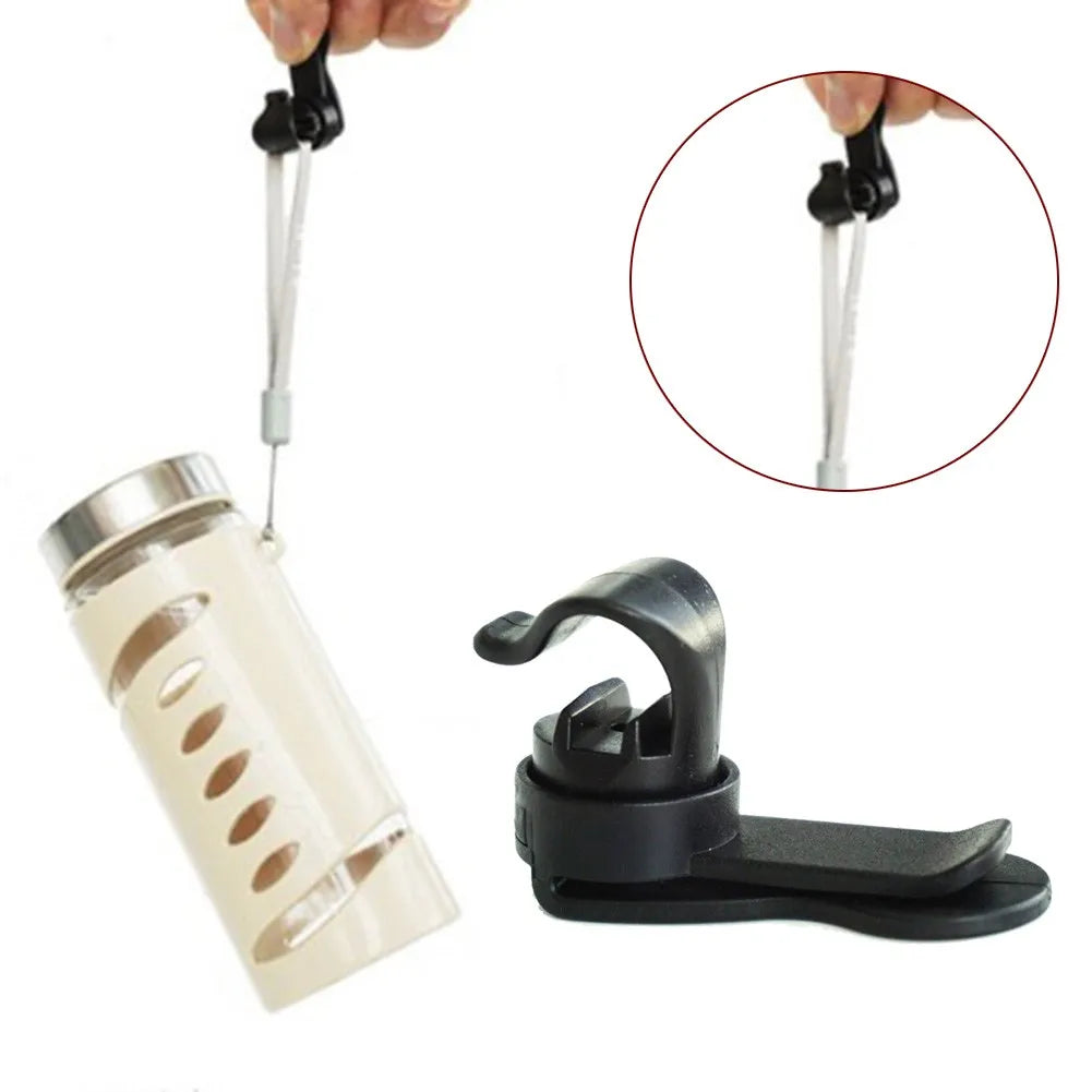 Magnetic Rotatable Water Tube Clip for Hiking Backpacks - Drinking Bladder Hanger