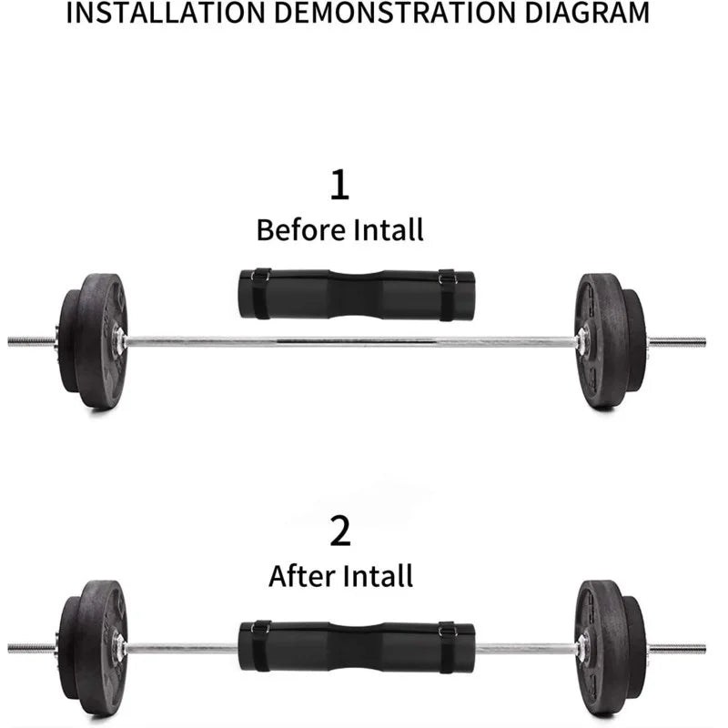 Thickened Non-Slip Gym Fitness Weightlifting Squat Dumbbell Neck Support Protection Pad - Strength Workout