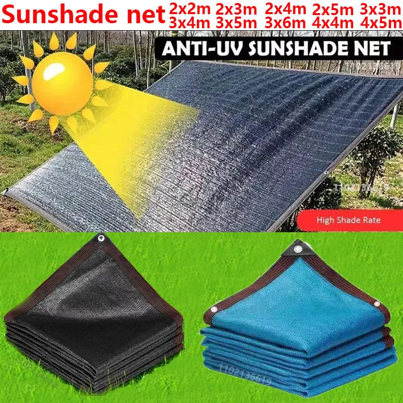 4x5m HDPE UV Protection Shade Net - Outdoor Garden Terrace Awning & Camping Mesh Cover Sunscreen Fabric