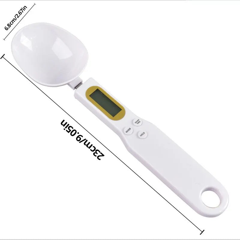 Electronic Measuring Spoon Scale – Digital Kitchen Scale for Cooking, Baking, Coffee, and Powder – Precise LCD Display Measuring Tool
