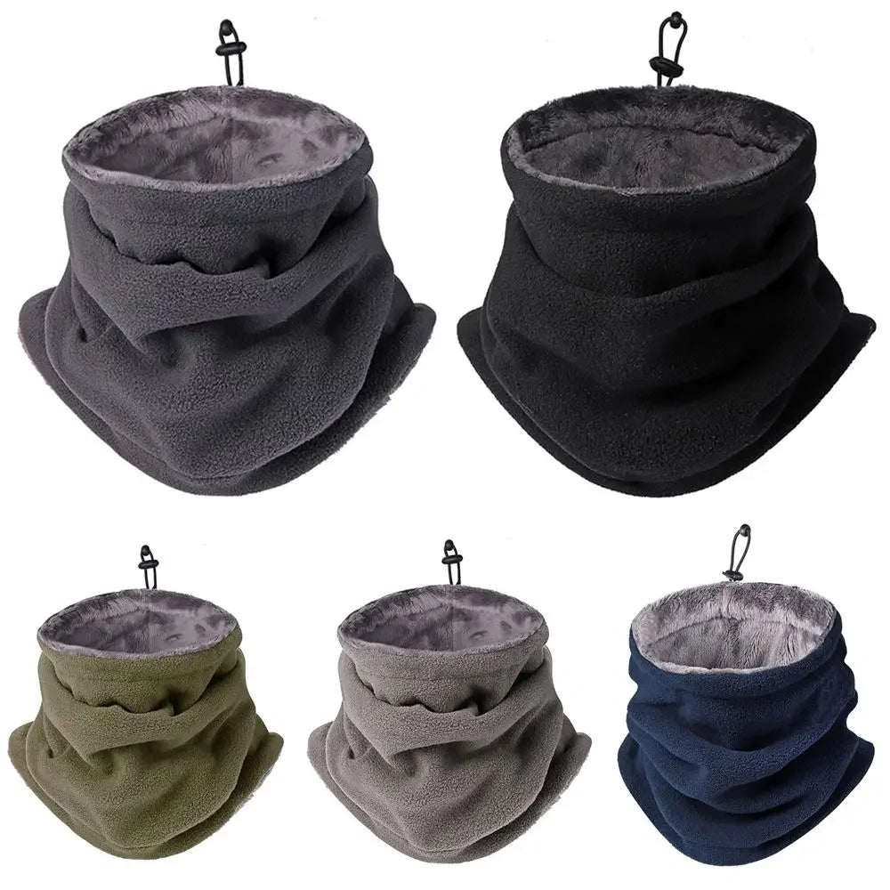 Winter Fleece Balaclava Face Mask - Windproof Neck Warmer for Men & Women - Motorcycle Cycling Hiking Camping Outdoor Scarf