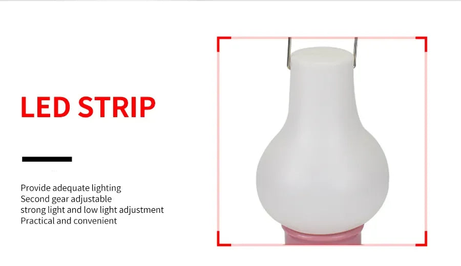 Waterproof Outdoor Tent Lamp - 2 Mode Portable Camping Light for Hiking, Climbing & Yard Use