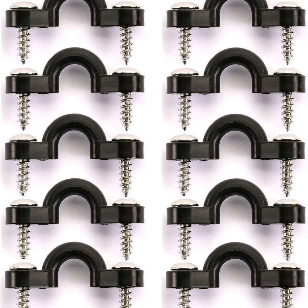Kayak Rigging Kit - Inflatable Boat Clips Set with Elastic Rope Accessories for Marine Aquatic Sports, Fishing, Rowing and Surfing Deck Equipment
