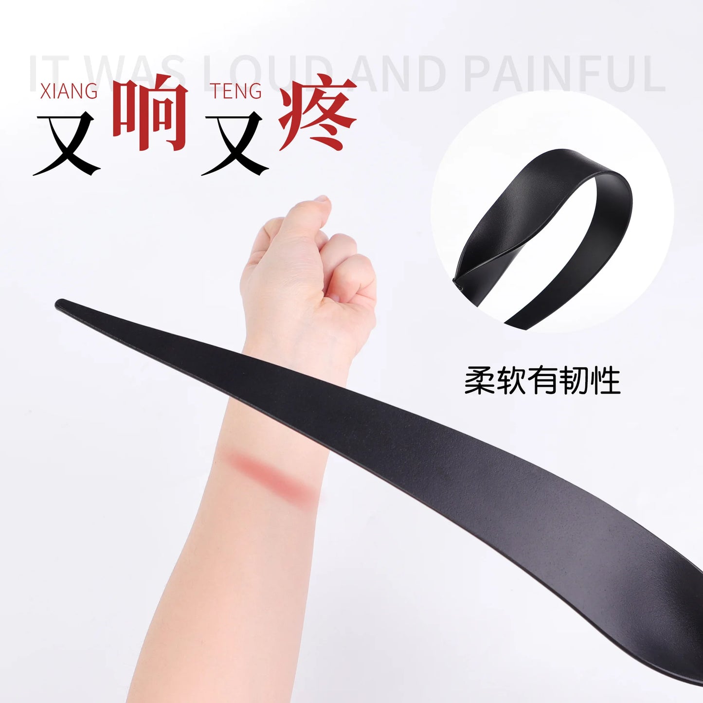 Premium Genuine Leather Equestrian Training Whip - Horse Riding Flogger Paddle for Professional Training