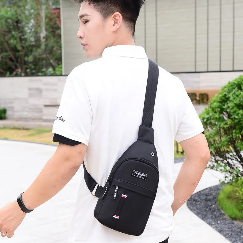 Large Capacity Waterproof Fanny Pack for Men - Adjustable Strap for Travel, Running, Hiking, and Cycling Adventures