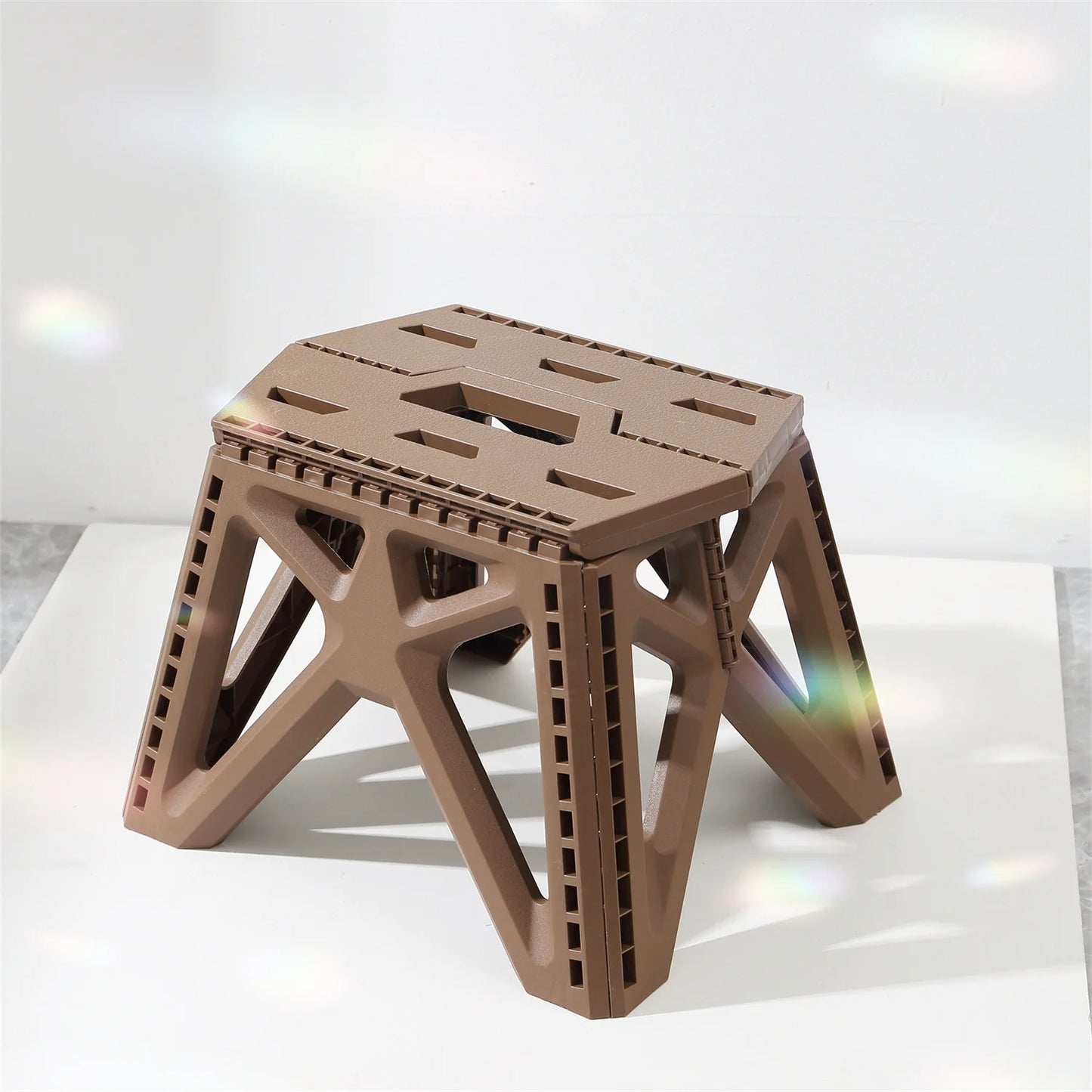 Portable Folding Camping Stool - High Load Bearing Outdoor Chair for Fishing, Beach & Camping