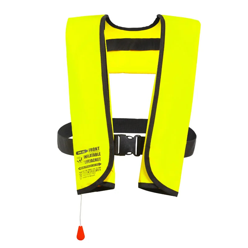 Adult Auto-Inflatable Life Jacket - Manual PFD 150N for Water Sports, Fishing & Rafting