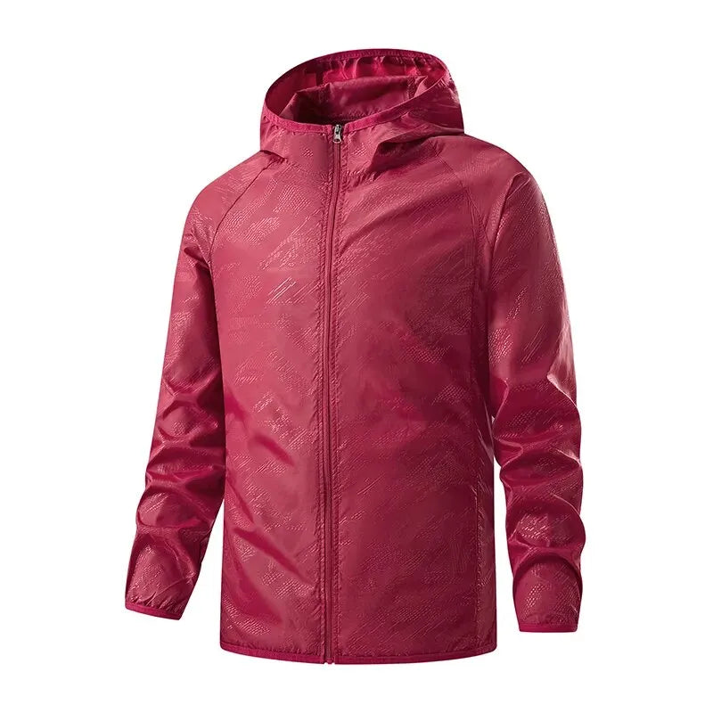 Unisex Waterproof Hiking Jacket - Sun Protection Windbreaker for Outdoor Camping & Climbing