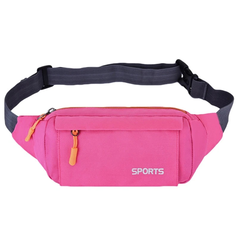 Men's Waterproof Canvas Crossbody Bag - Korean Style Outdoor Sports Waist Pack with Multiple Carry Options