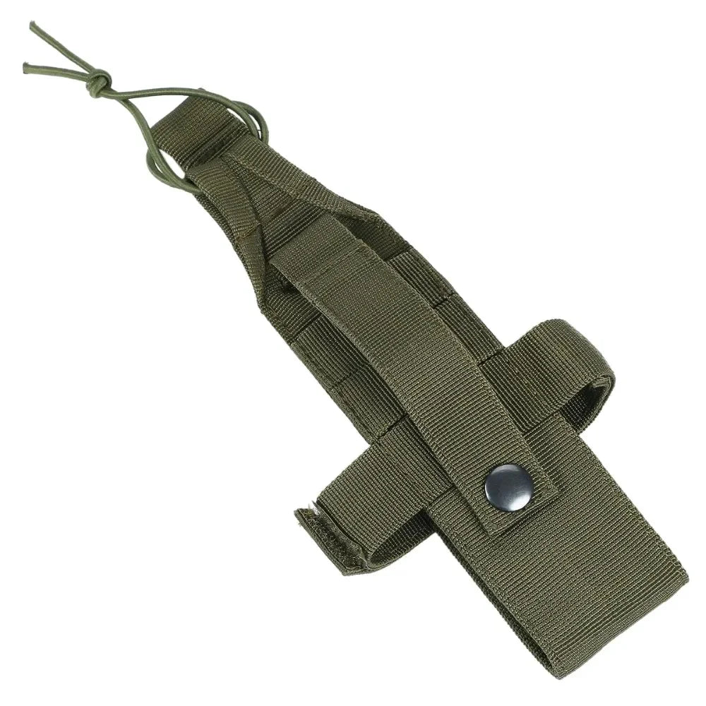 Tactical Water Bottle Holder - MOLLE Compatible Nylon Pouch for Outdoor Activities, Camping, Hiking, Hunting & Travel