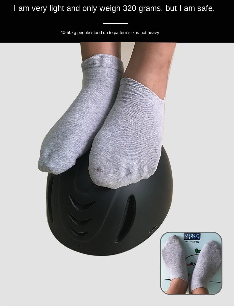 Adjustable Equestrian Riding Helmet - UltraLight Safety Hat with Removable Brim for Adults & Children (50-61cm)