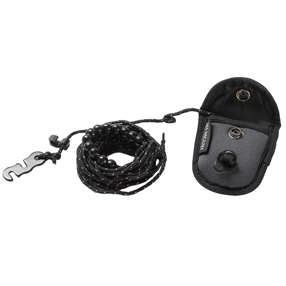 Windproof Elastic Travel Clothesline 3M with 12 Clips - Portable Stretch Laundry Line for Camping, Hotel, Trip & Cruise