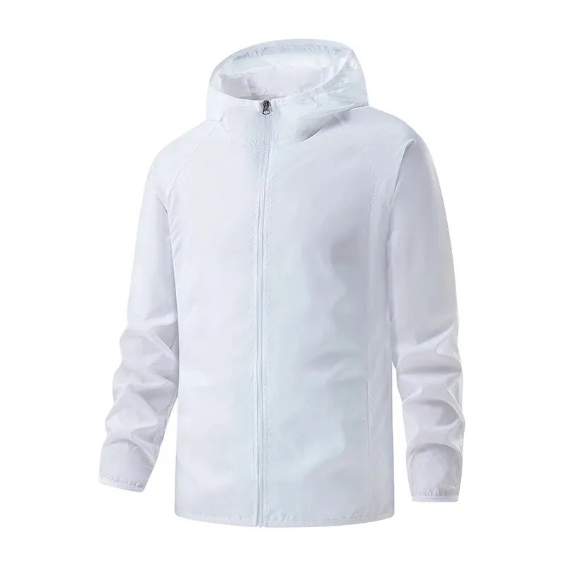 Unisex Waterproof Hiking Jacket - Sun Protection Windbreaker for Outdoor Camping & Climbing