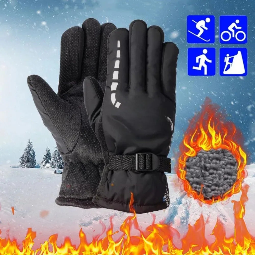 Waterproof Anti-Slip Winter Cycling Gloves - Outdoor Sports & Motorcycle Riding