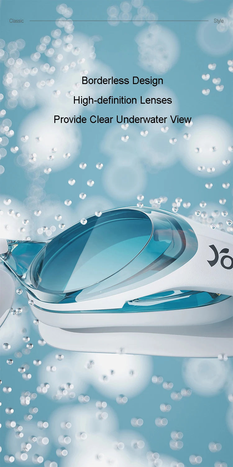 Professional Waterproof Swimming Goggles - Anti-Fog UV Protection Pool Glasses for Adults, Men, Women & Youth
