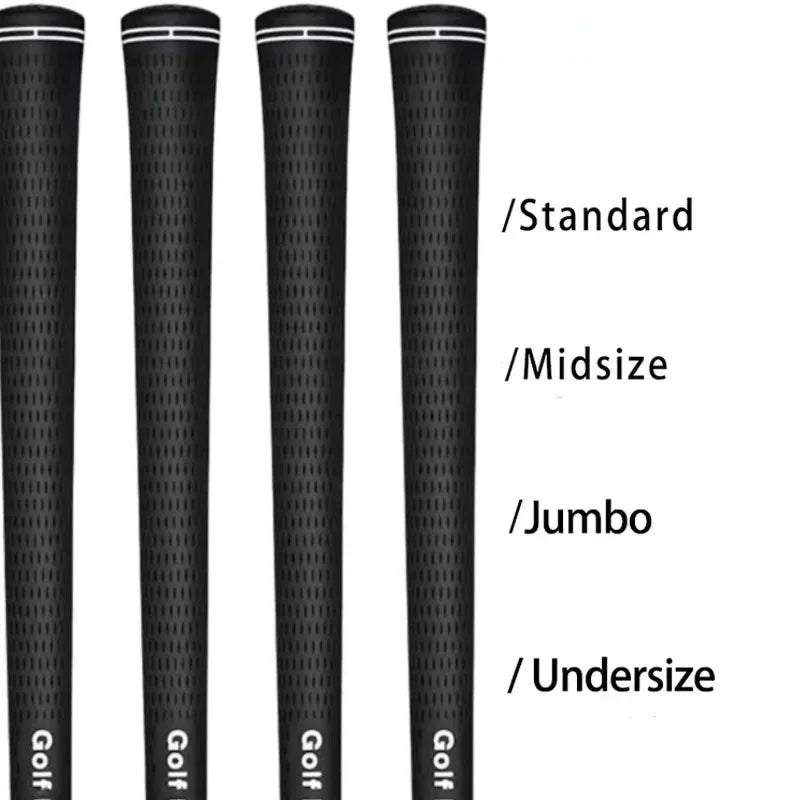 Classic Cross Pattern Golf Rubber Grip - Single Piece