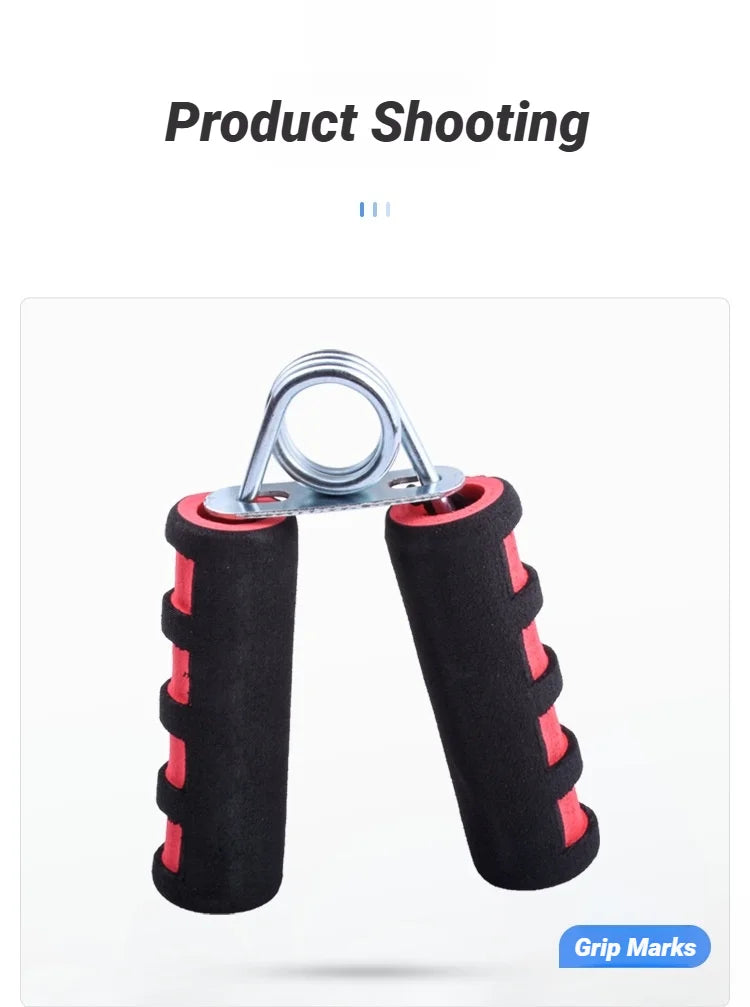 Type A Sponge Grip Spring Hand Finger Strength Trainer Power Exerciser Forearm Strengthener Carpal Expander Sport Muscle Wrist