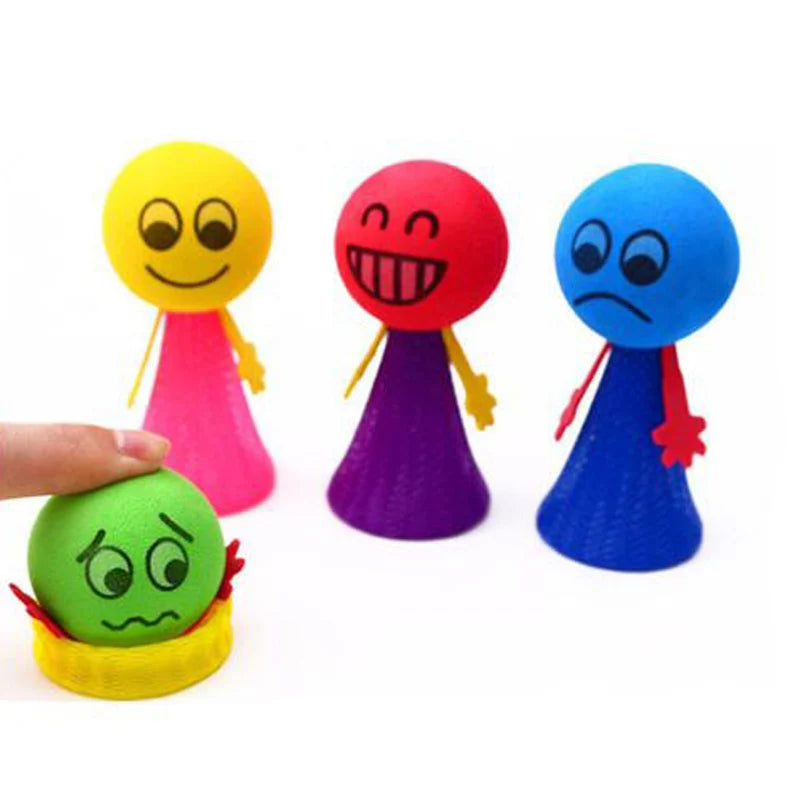 10-Piece Multicolor Jumping Elf Dolls Set - Creative Plastic Toys for Kids Birthday Party Gift