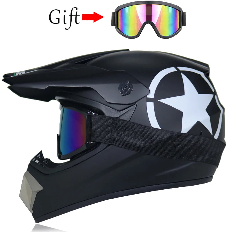 Children's Off-Road Motorcycle Helmet - Downhill AM DH Cross Bike Motocross Helmet
