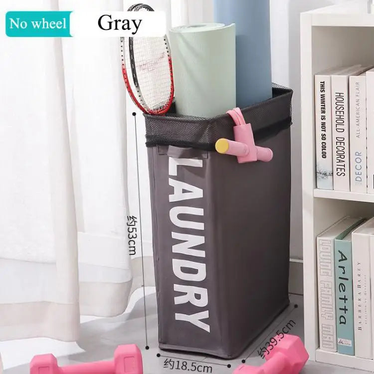 Large Capacity Rolling Laundry Basket - Multifunctional Foldable Waterproof Storage Bag for Dirty Clothes and Yoga Mats