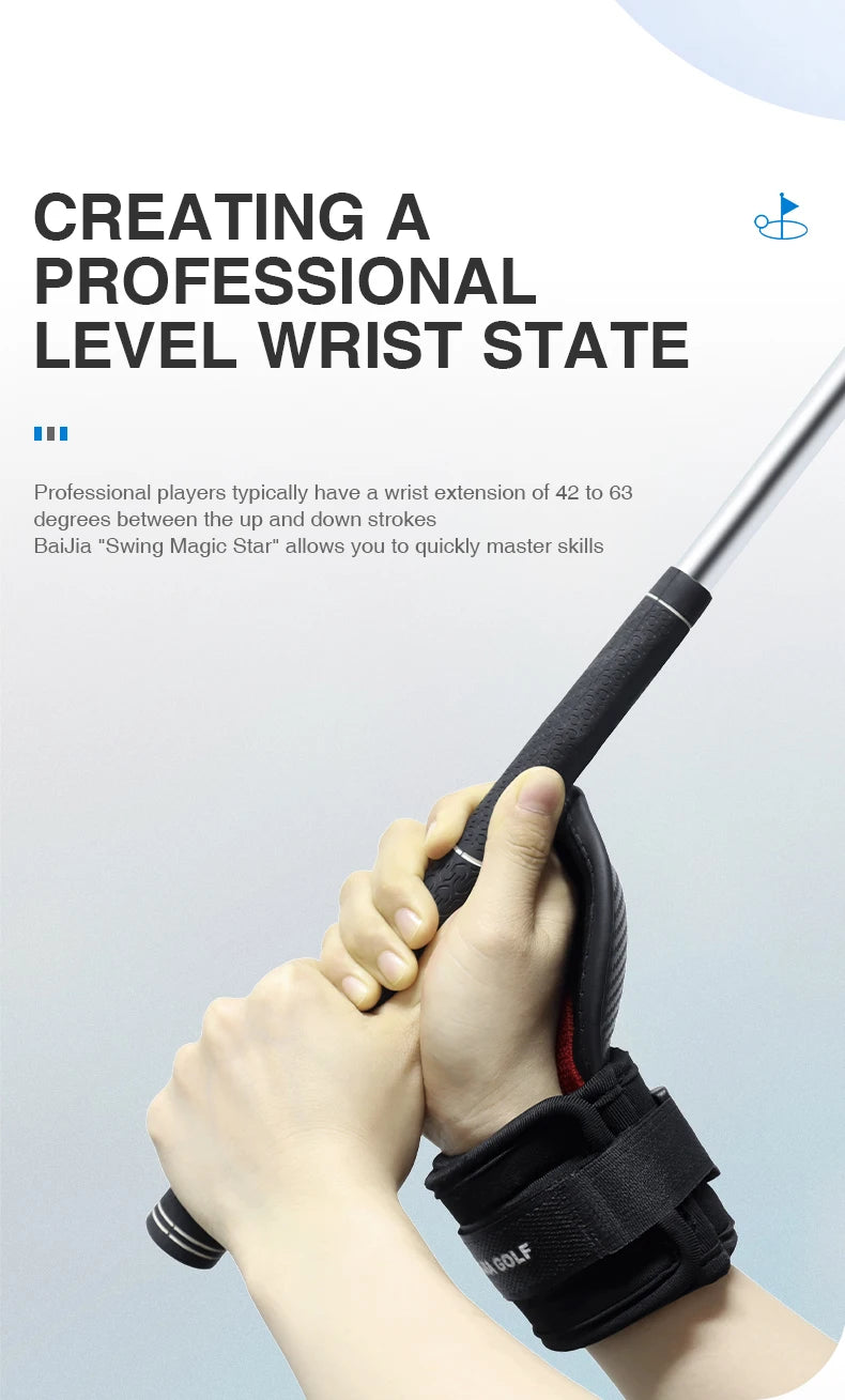 Golf Wrist Angle Corrector - Professional Swing Training Aid & Brace Band for All Skill Levels