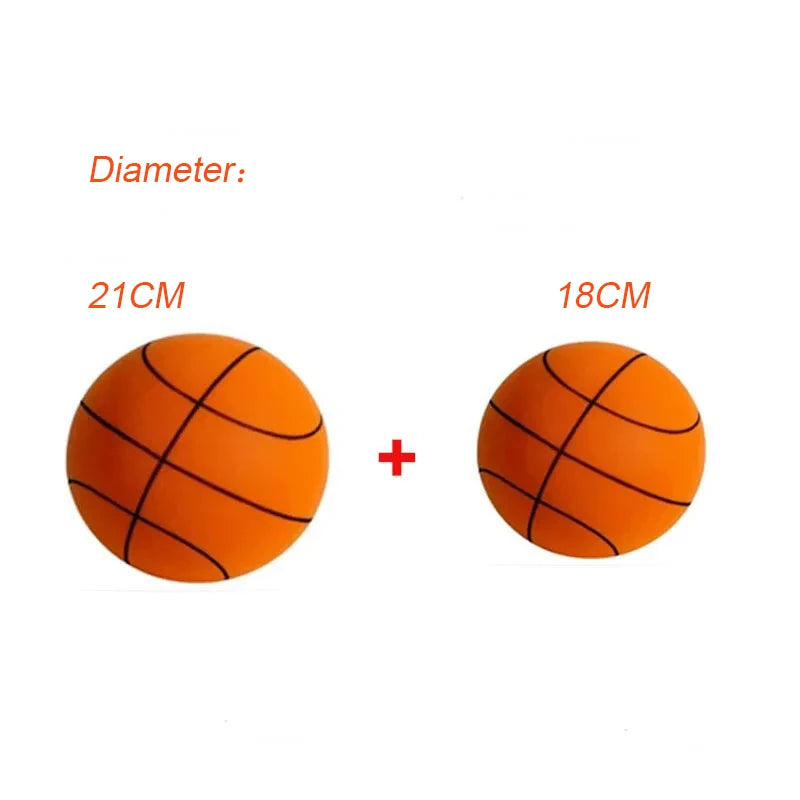 New Silent Basketball PU Foam Soft And Noise Free Children Sports Indoor Bounce Balls High Density Mute Bouncing Basket Ball