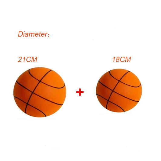 New Silent Basketball PU Foam Soft And Noise Free Children Sports Indoor Bounce Balls High Density Mute Bouncing Basket Ball