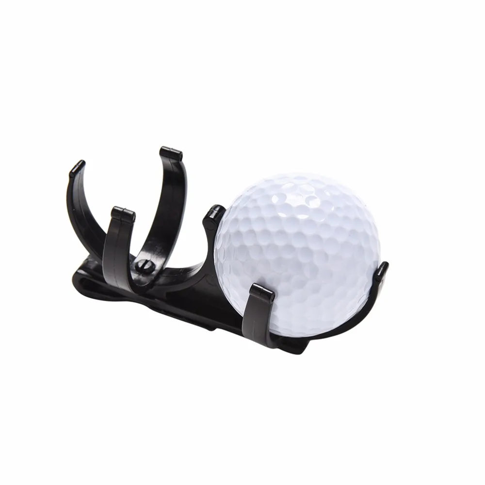 Dual Golf Ball Holder Belt Clip - Hands-Free Golf Training Accessory