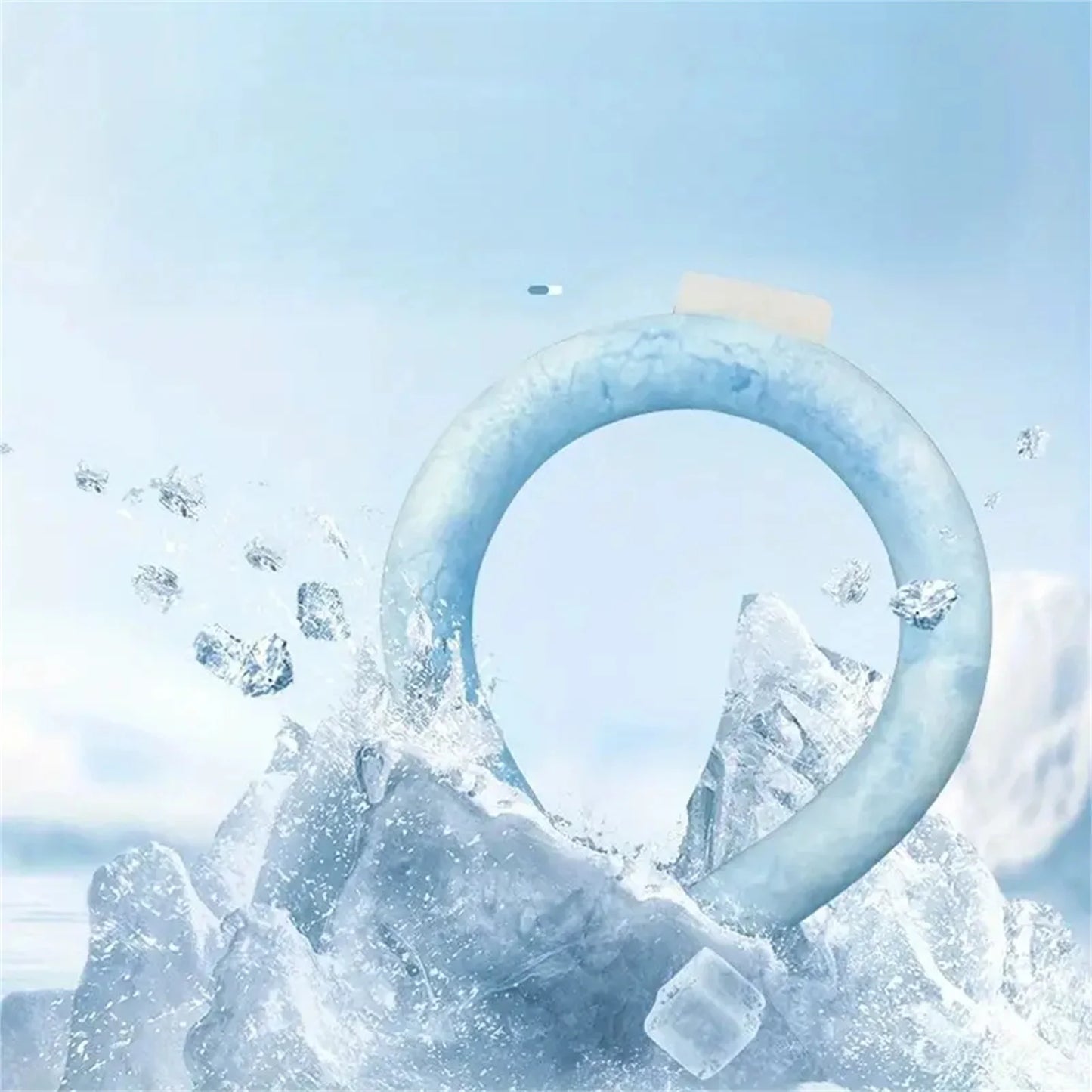 Summer Outdoor Neck Cooler - Cooling Ring for Camping, Hiking, Cycling, Running & Fishing