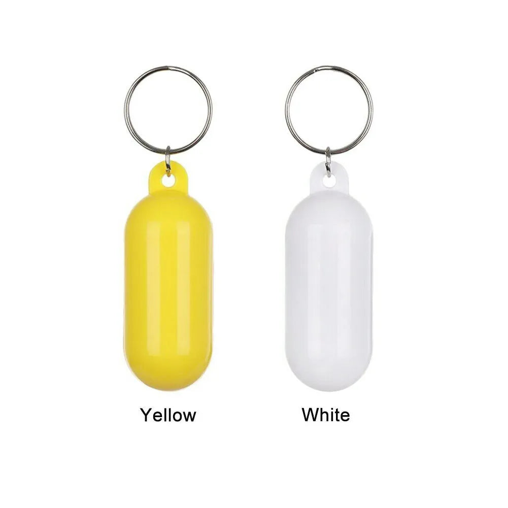 Marine Floating Keychain Set - 2 Pack Buoyant Key Ring Fenders for Boats, Kayaks & Sailing
