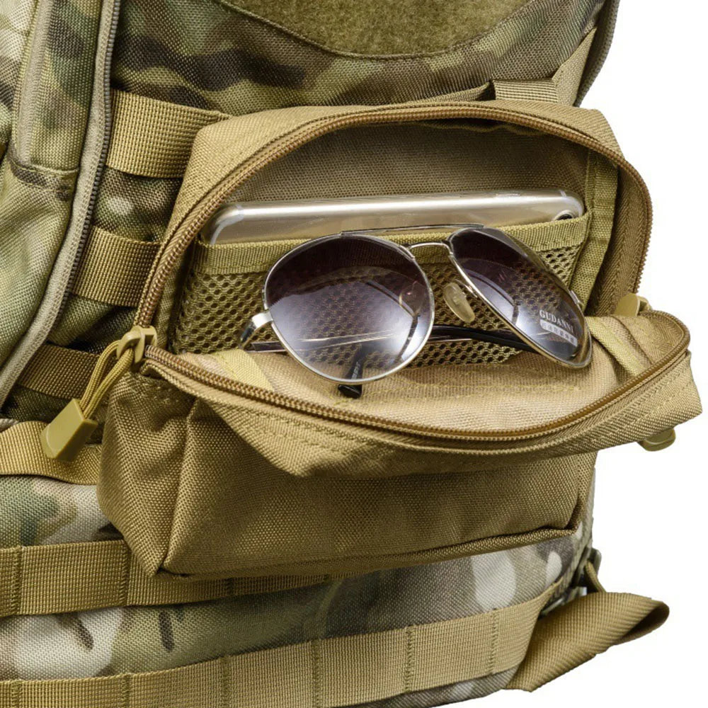 Tactical MOLLE EDC Pouch - Multi-Purpose Outdoor Storage Bag for Camping, Hunting, Cycling & Climbing