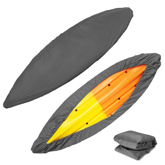 Universal Waterproof Kayak Cover - Professional Grade UV Resistant Canoe Boat Storage Shield with Dust Protection