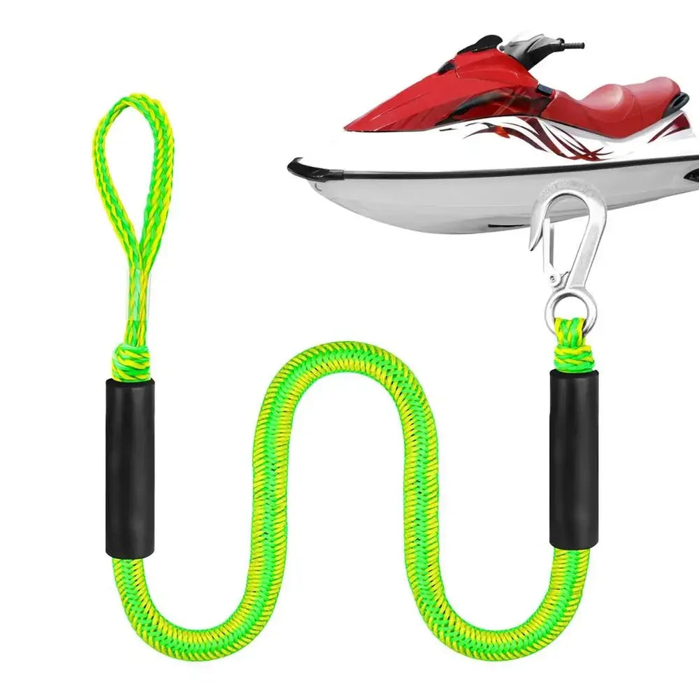 Marine Bungee Dock Lines - Universal Mooring Rope for Boats, Kayaks, Jet Skis, Pontoons & Watercraft