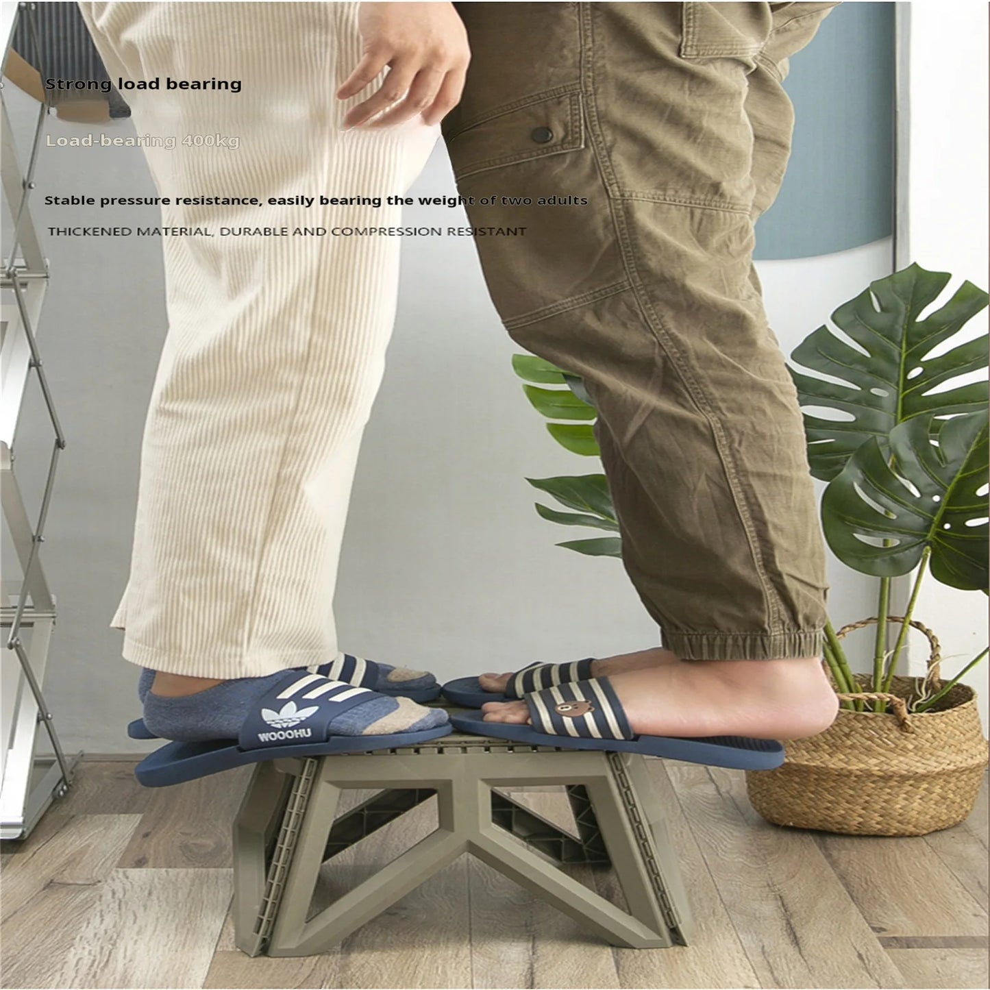 Portable Folding Camping Stool - High Load Bearing Outdoor Chair for Fishing, Beach & Camping
